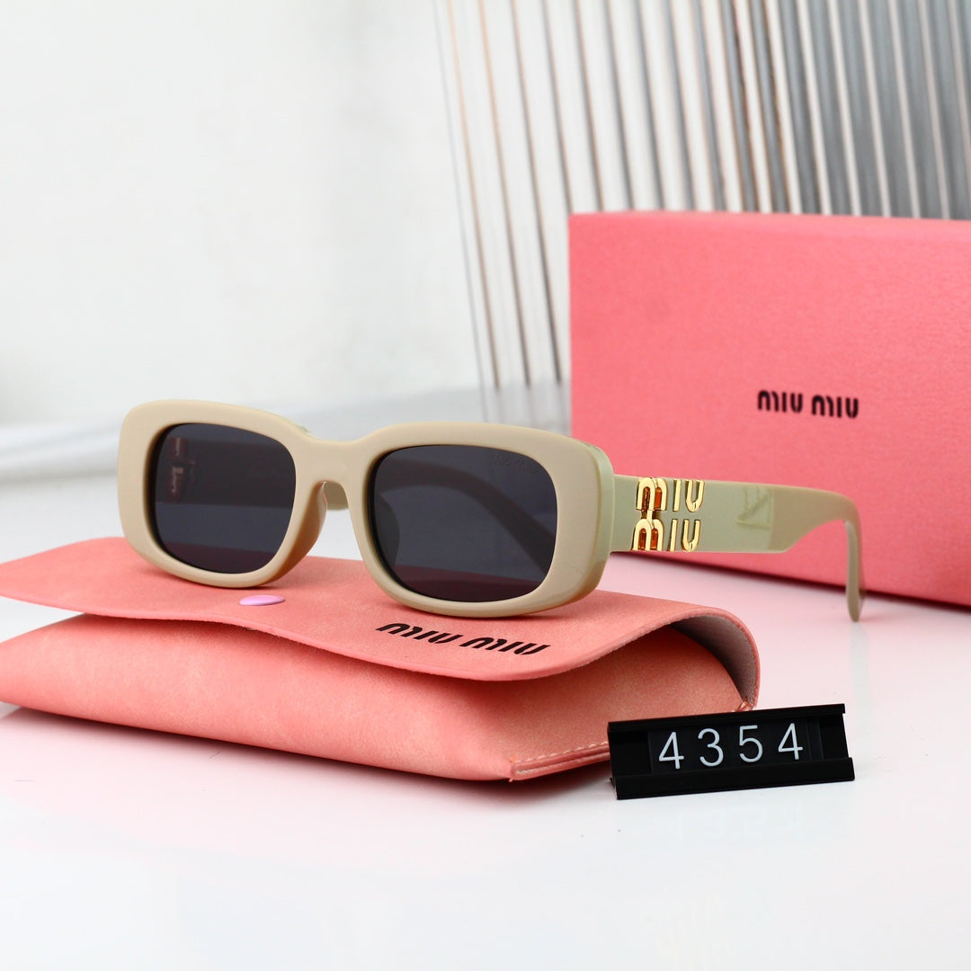 2026 Rectangular Metal Fashion Women's Sunglasses