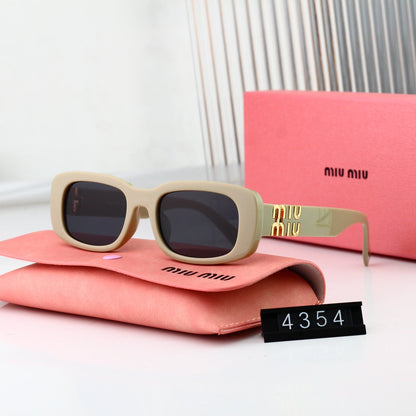 2026 Rectangular Metal Fashion Women's Sunglasses