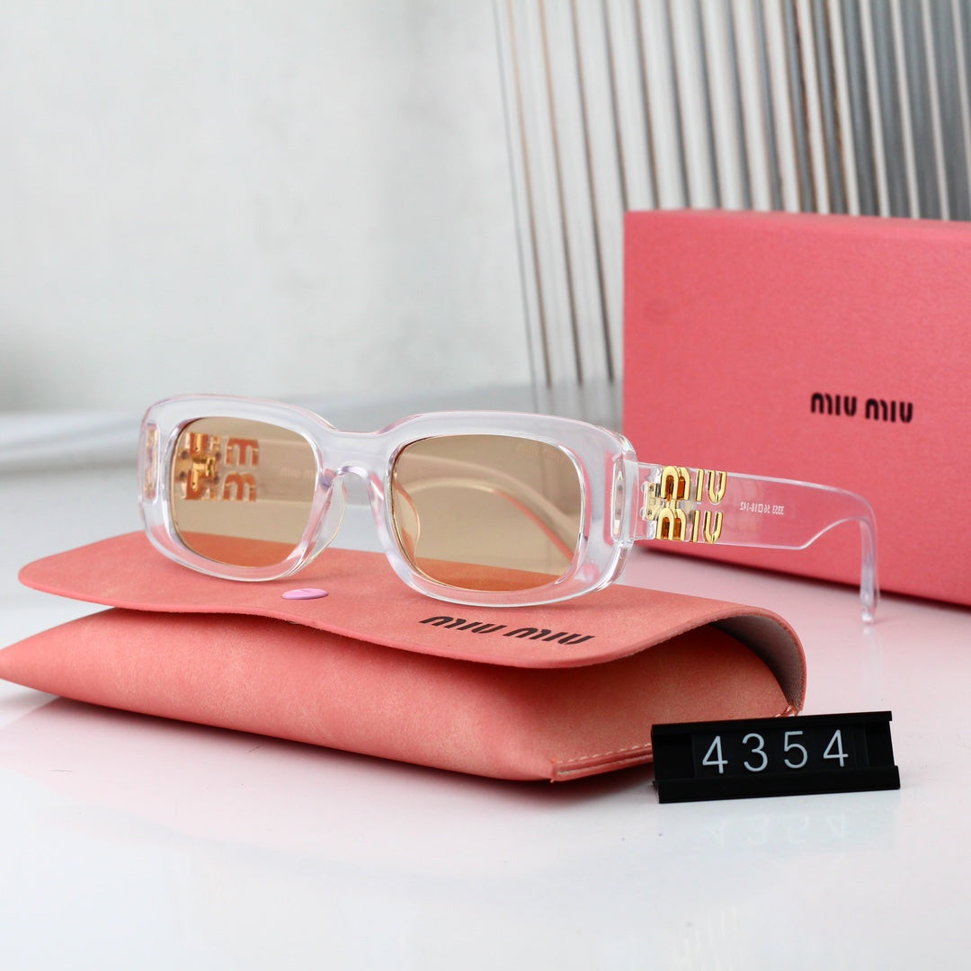 2026 Rectangular Metal Fashion Women's Sunglasses