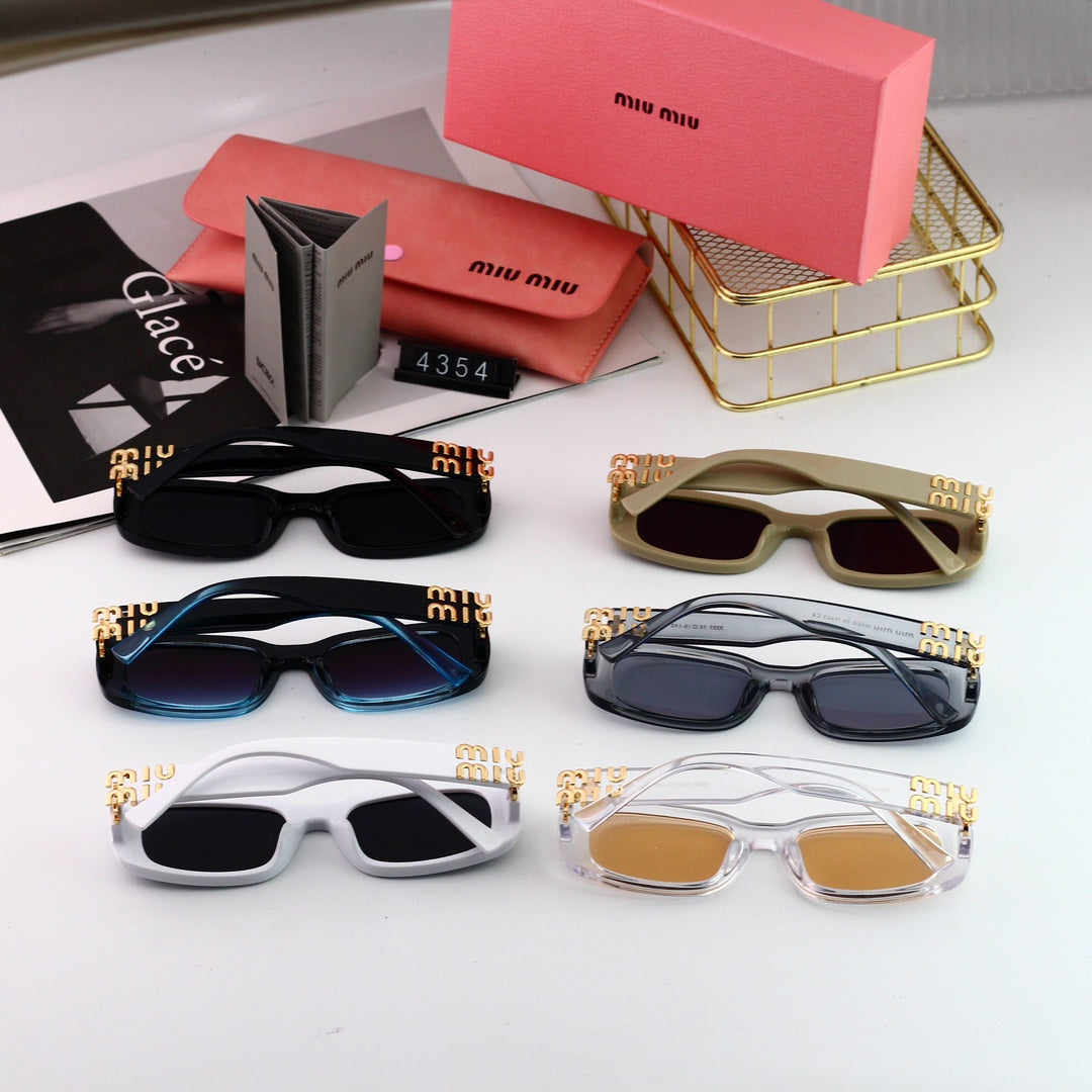 2026 Rectangular Metal Fashion Women's Sunglasses