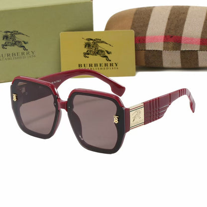 2026 Retro Checkered Square Sunglasses