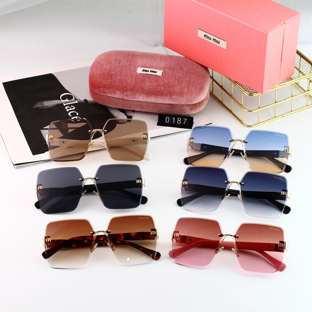 2026 Fashionable Frameless Women's Square Sunglasses