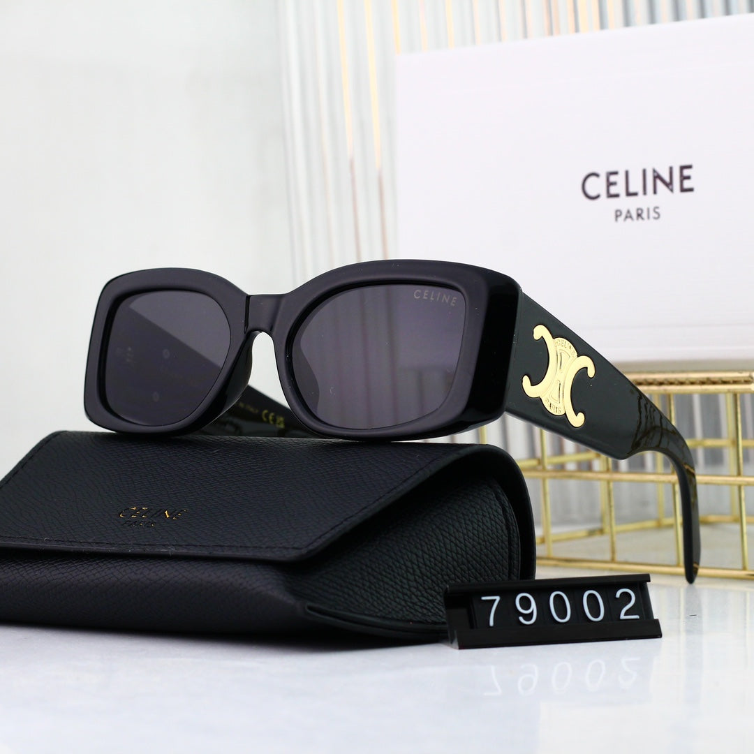 2026 Fashion Square Arc de Triomphe Metal Sunglasses