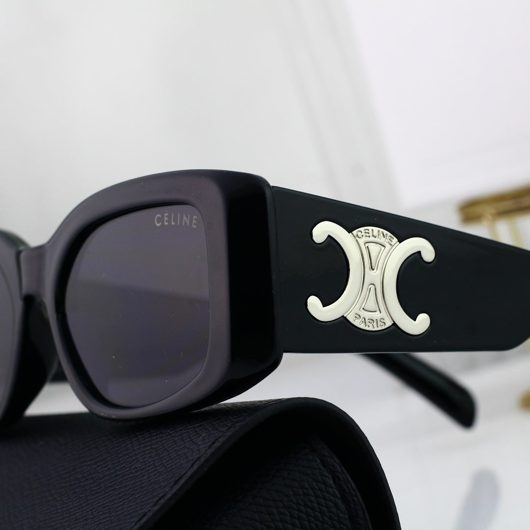 2026 Fashion Square Arc de Triomphe Metal Sunglasses