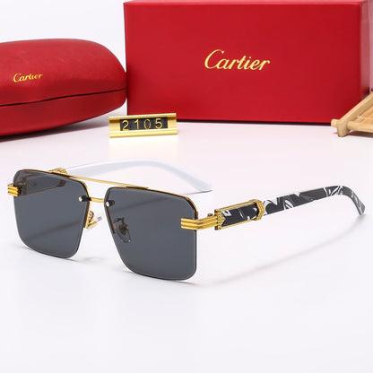 2026 Square stylish frameless sunglasses 2105