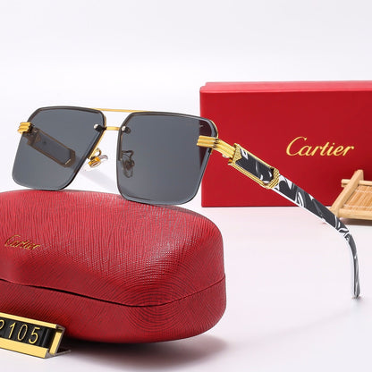 2026 Square stylish frameless sunglasses 2105