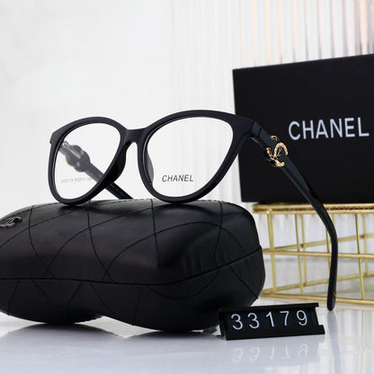 2026 Cat-Eye Diamond Metal Logo Glasses