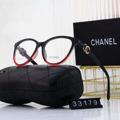 2026 Cat-Eye Diamond Metal Logo Glasses