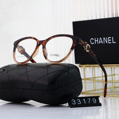 2026 Cat-Eye Diamond Metal Logo Glasses