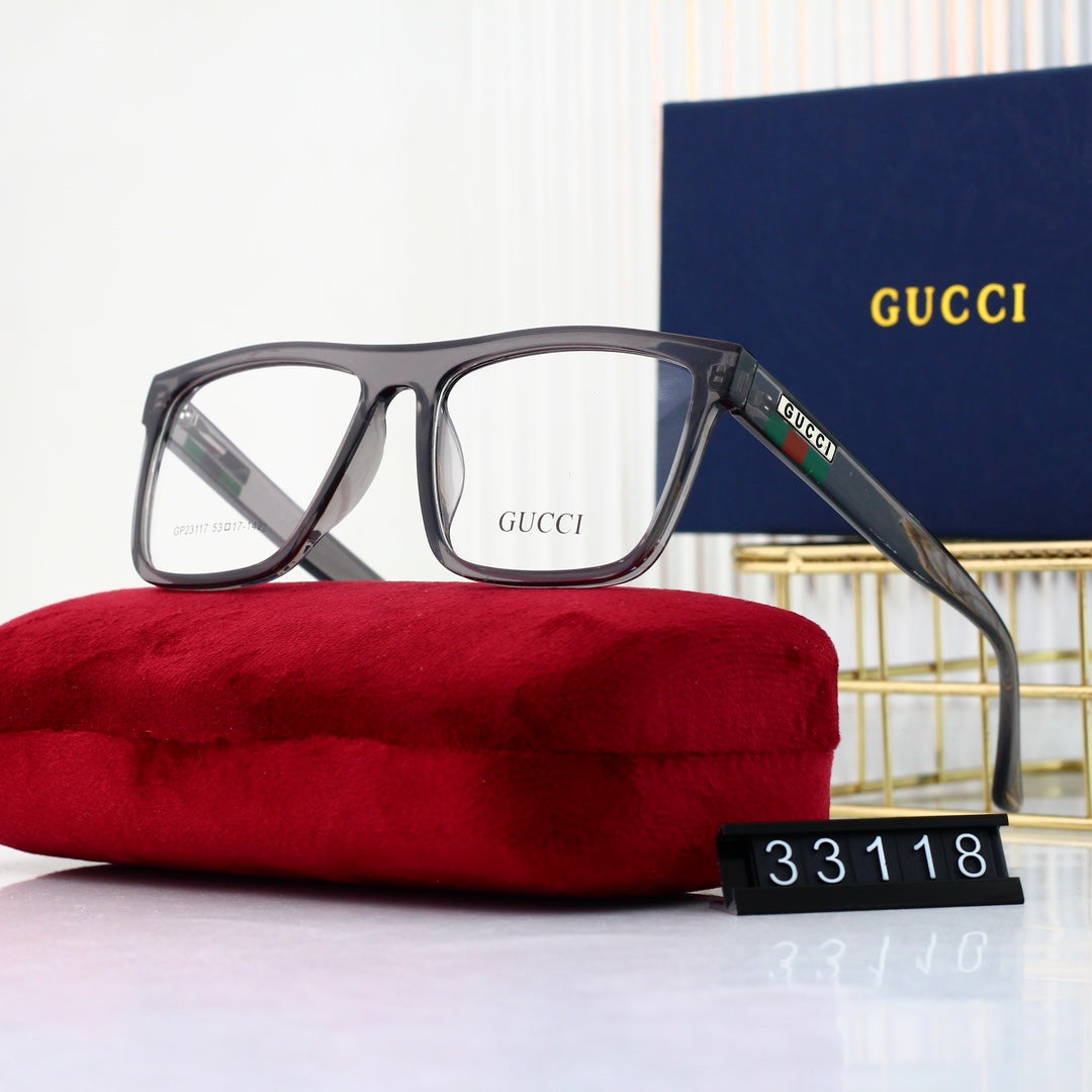 2024 Unisex Fashionable Striped Rim Glasses