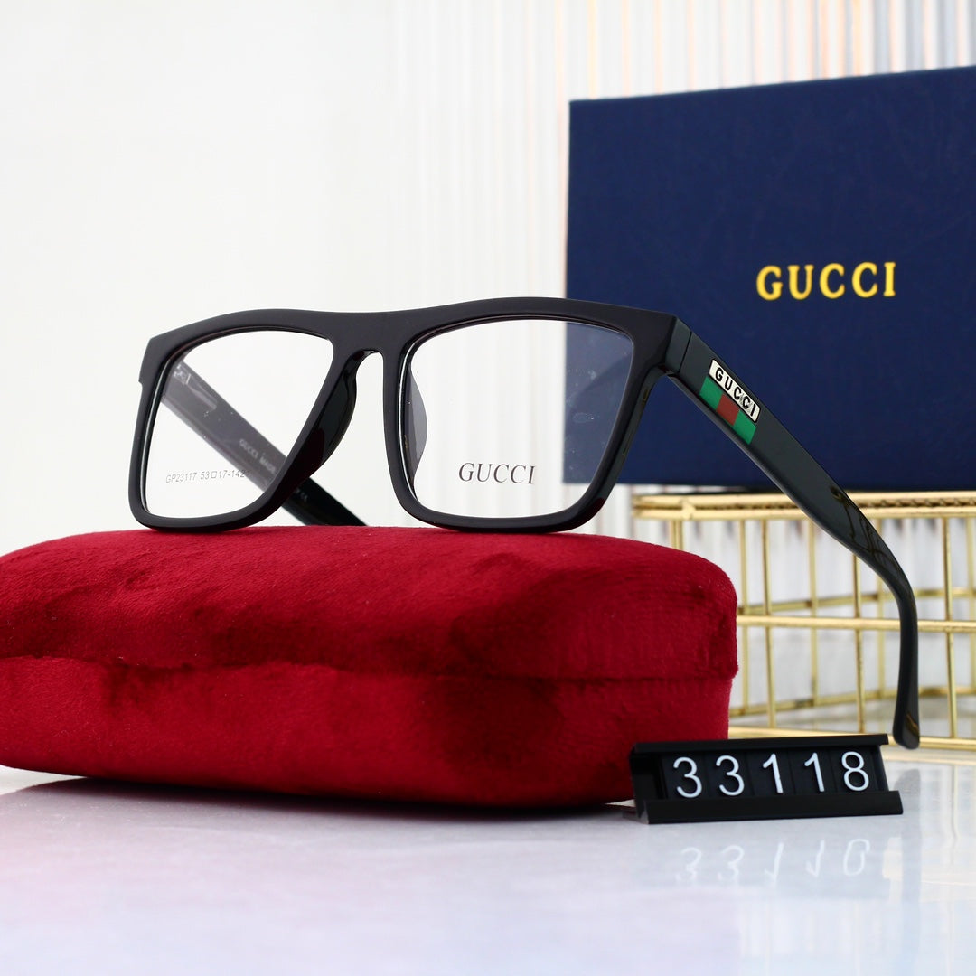 2024 Unisex Fashionable Striped Rim Glasses