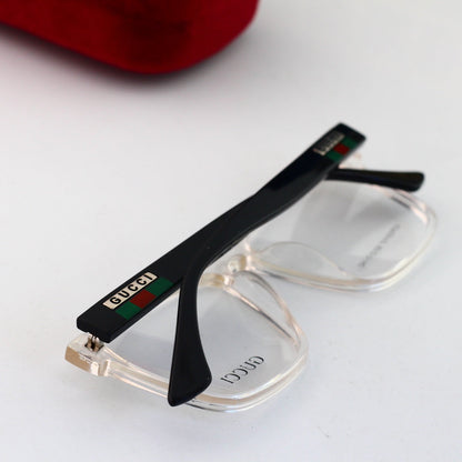 2024 Unisex Fashionable Striped Rim Glasses