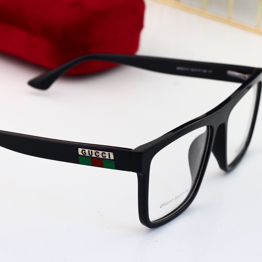 2024 Unisex Fashionable Striped Rim Glasses