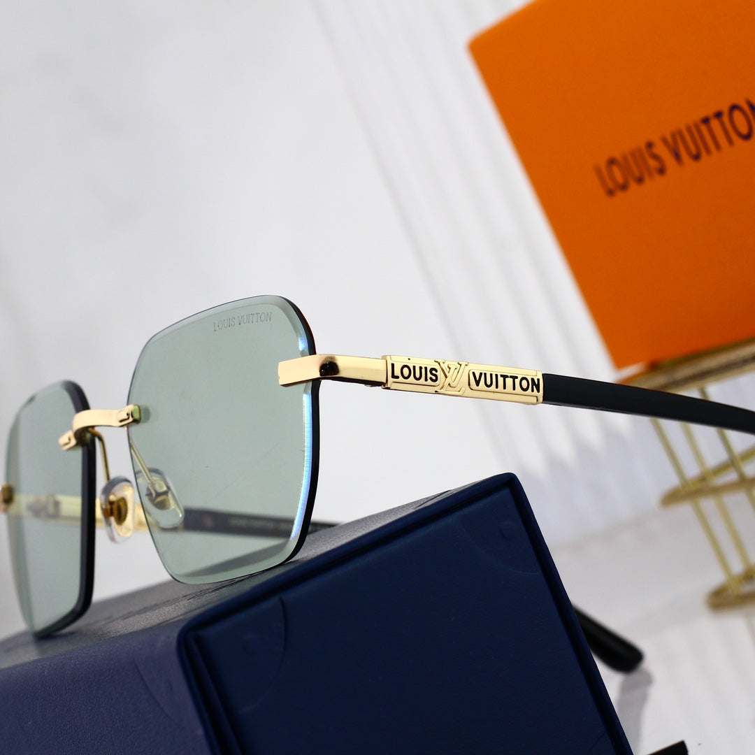 2026 HD Frameless Fashion Metal Sunglasses