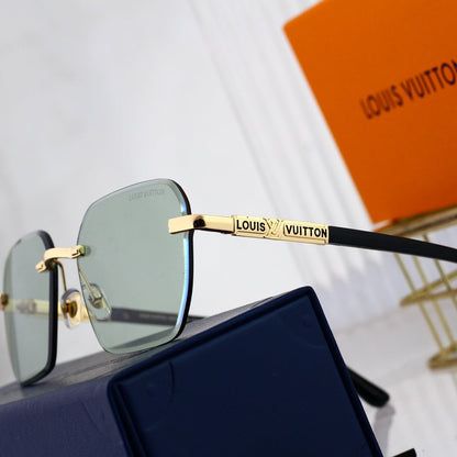 2026 HD Frameless Fashion Metal Sunglasses