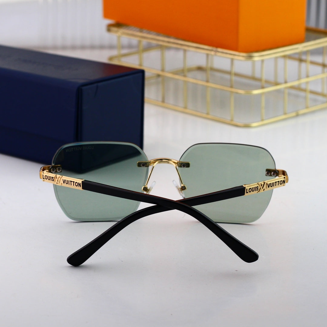 2026 HD Frameless Fashion Metal Sunglasses
