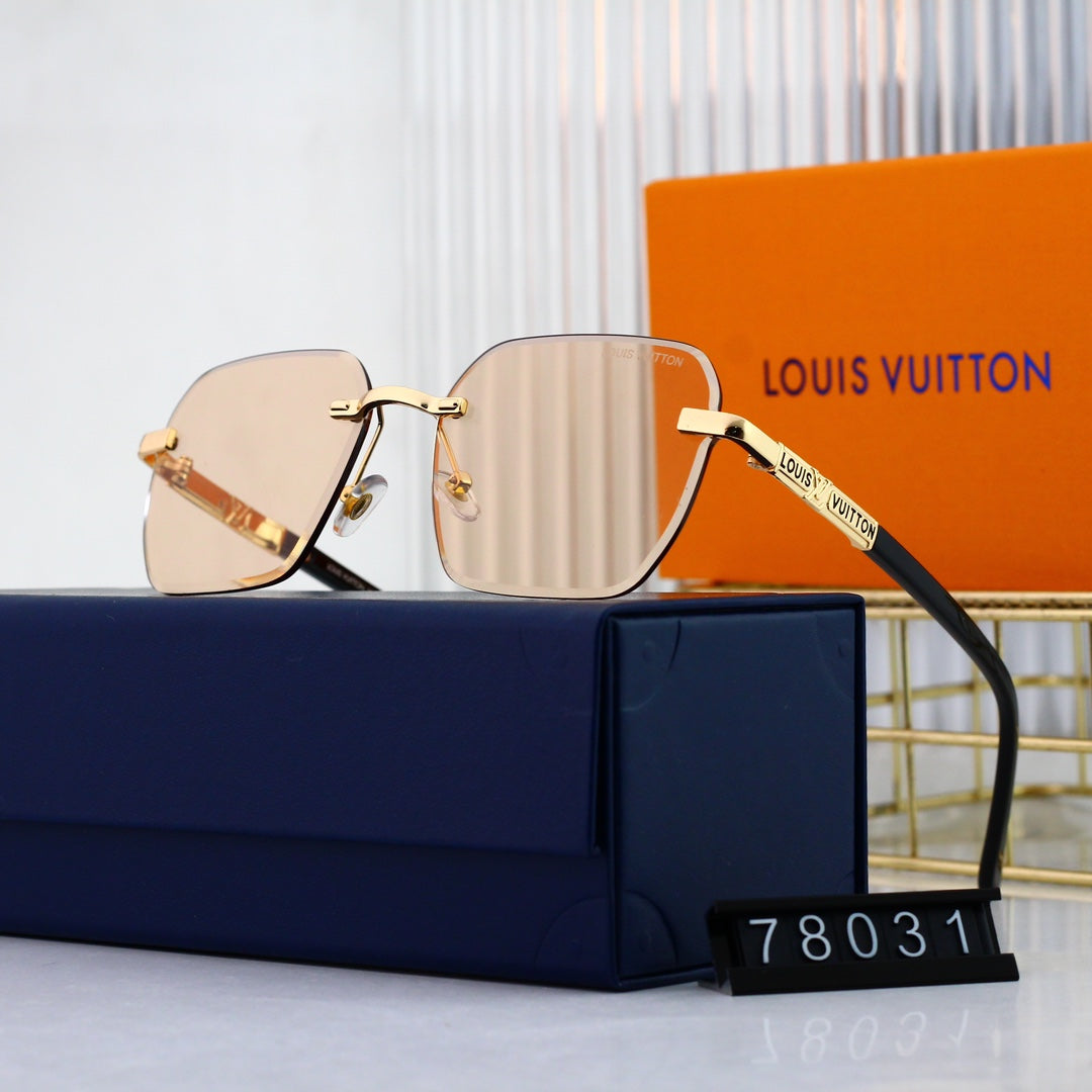 2026 HD Frameless Fashion Metal Sunglasses