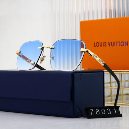 2026 HD Frameless Fashion Metal Sunglasses