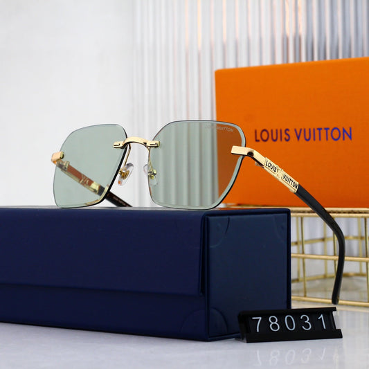 2026 HD Frameless Fashion Metal Sunglasses