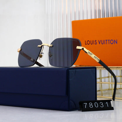 2026 HD Frameless Fashion Metal Sunglasses