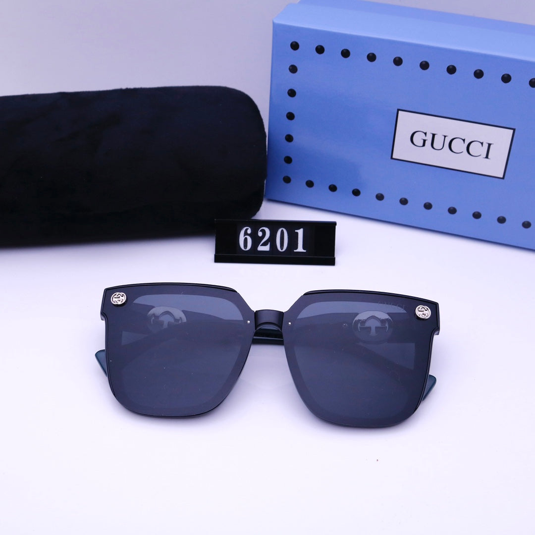2026 Vintage Contrast Stripes Temple Sunglasses