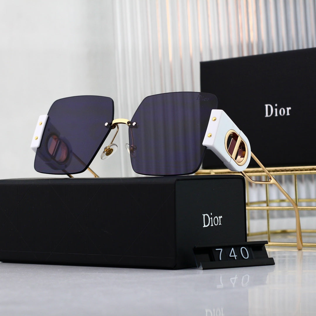 2024 Fashion CD Metal Square Sunglasses