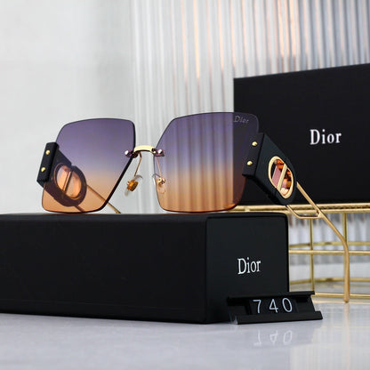 2024 Fashion CD Metal Square Sunglasses