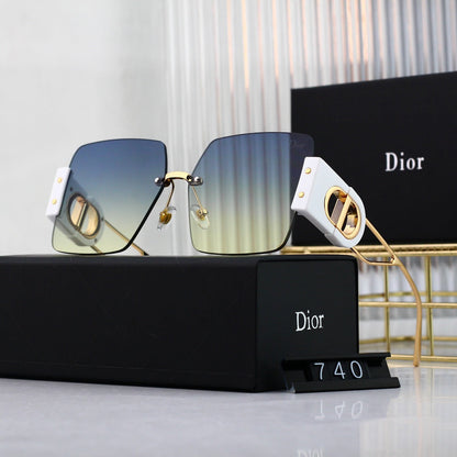 2024 Fashion CD Metal Square Sunglasses