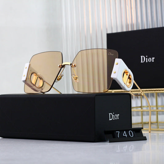2024 Fashion CD Metal Square Sunglasses