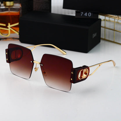 2024 Fashion CD Metal Square Sunglasses