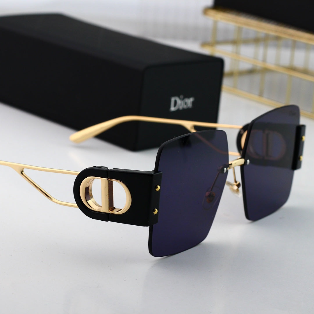 2024 Fashion CD Metal Square Sunglasses