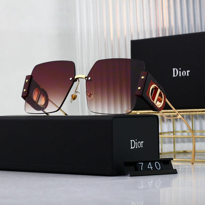 2024 Fashion CD Metal Square Sunglasses
