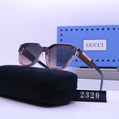 2026 Striped Temples Fashion Sunglasses