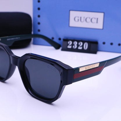 2026 Striped Temples Fashion Sunglasses