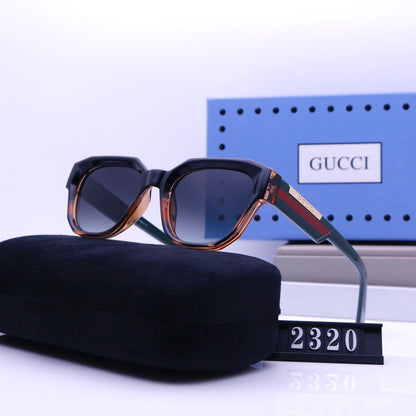 2026 Striped Temples Fashion Sunglasses