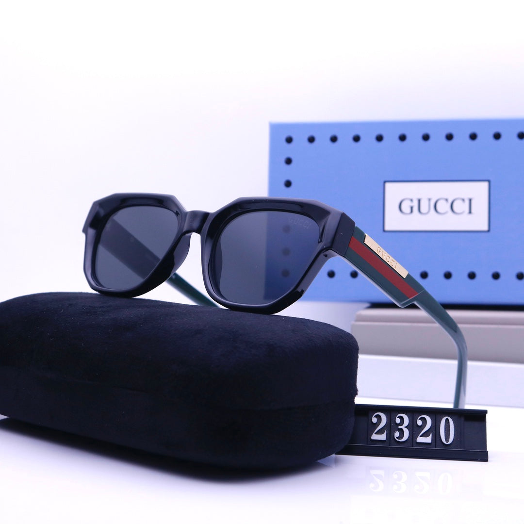 2026 Striped Temples Fashion Sunglasses