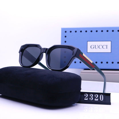 2026 Striped Temples Fashion Sunglasses