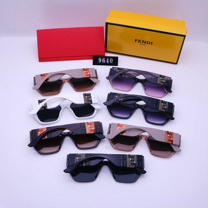 2026 Fashionable F Embossed Sunglasses