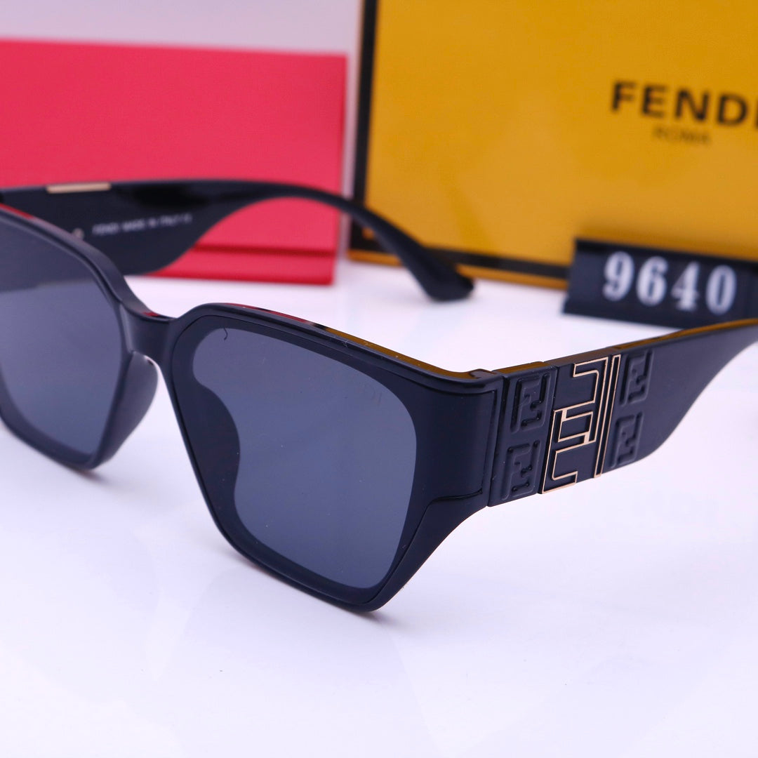 2026 Fashionable F Embossed Sunglasses