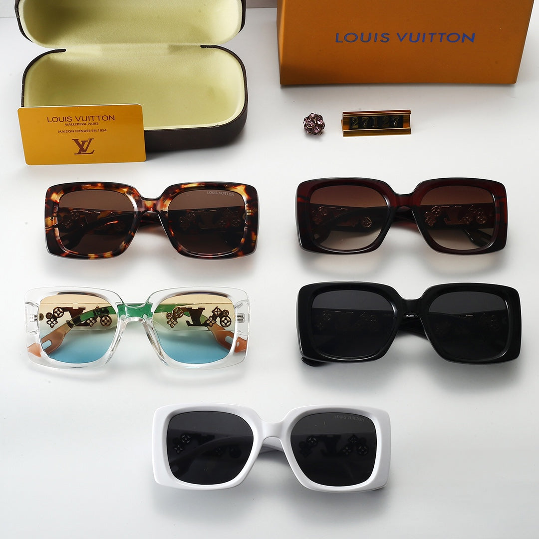2026 Fashionable Metal Floral Frame Sunglasses