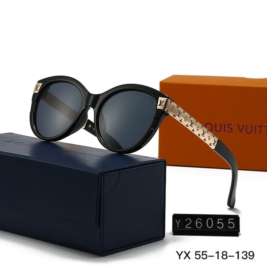 2026 Vintage Embossed Metal Frame Round Sunglasses