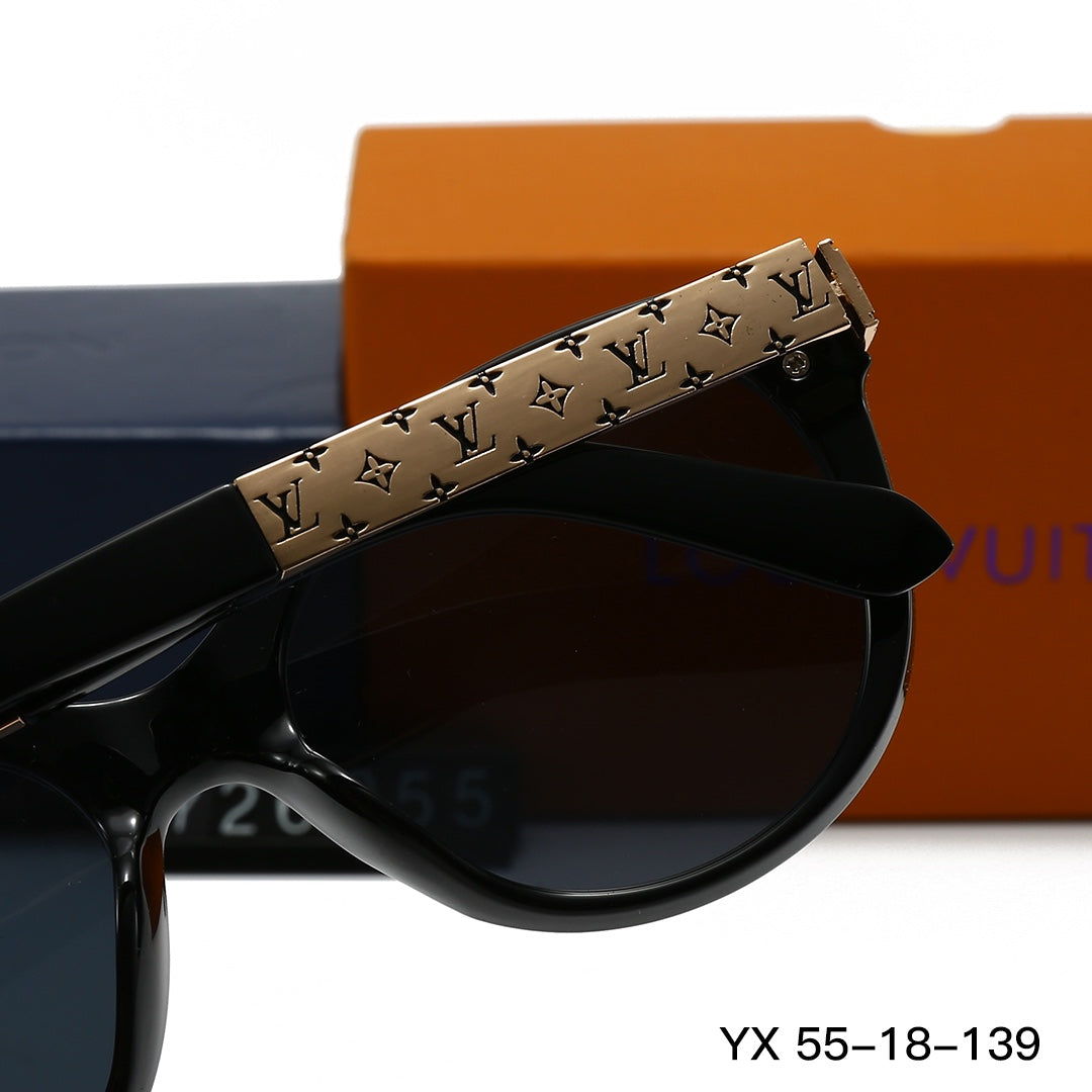 2026 Vintage Embossed Metal Frame Round Sunglasses