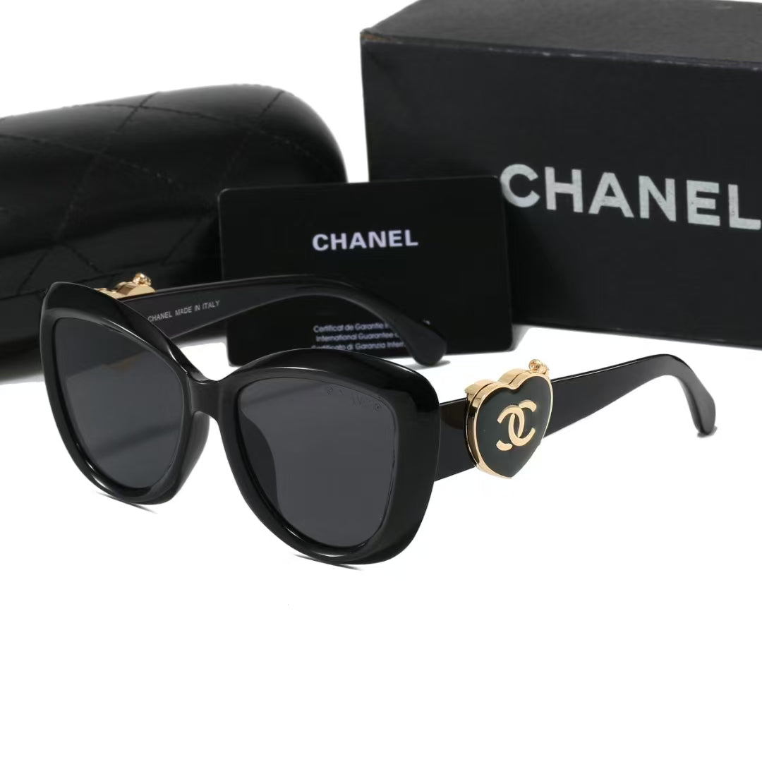 2026 Heart Mirror Butterfly Sunglasses