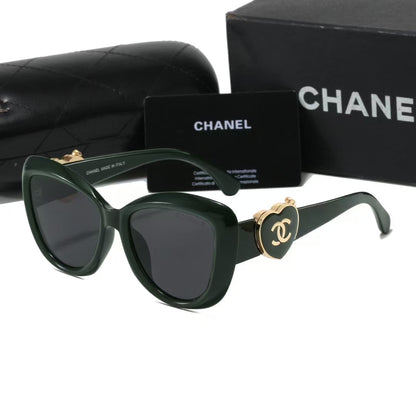 2026 Heart Mirror Butterfly Sunglasses