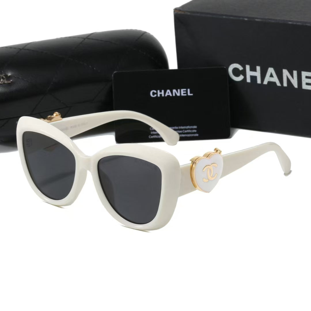 2026 Heart Mirror Butterfly Sunglasses