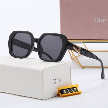 2026 Vintage Embossed Rectangular Sunglasses