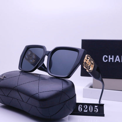 2026 Retro Metal Lettering Frame Sunglasses
