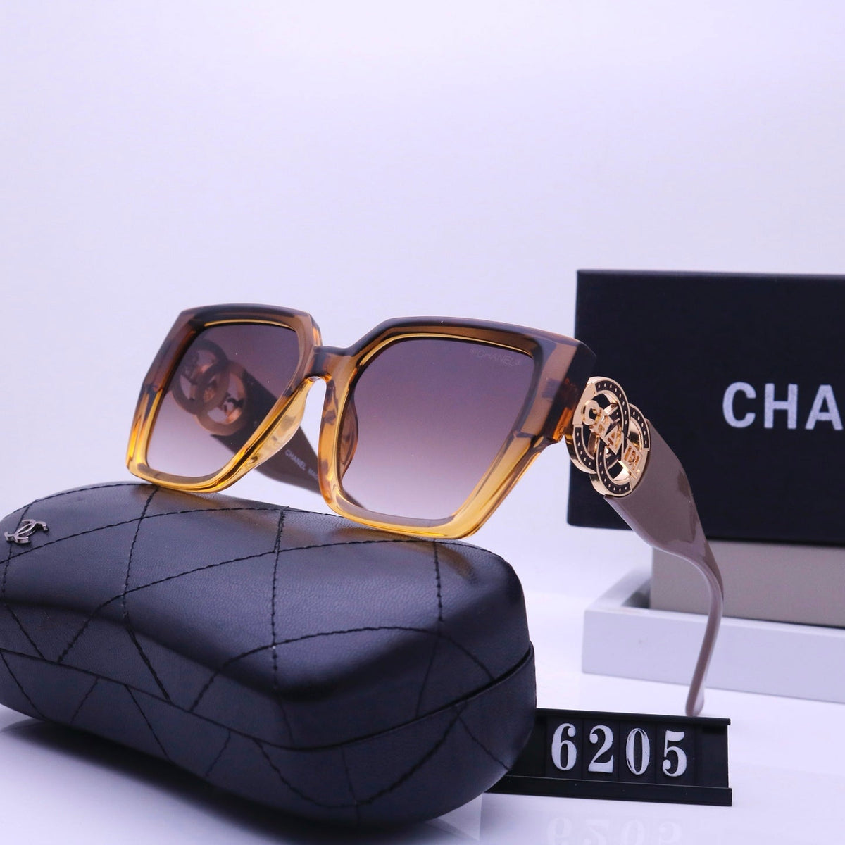 2026 Retro Metal Lettering Frame Sunglasses