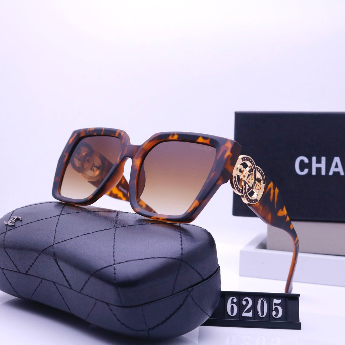 2026 Retro Metal Lettering Frame Sunglasses
