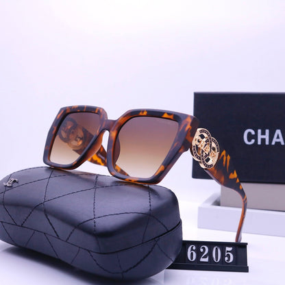2026 Retro Metal Lettering Frame Sunglasses